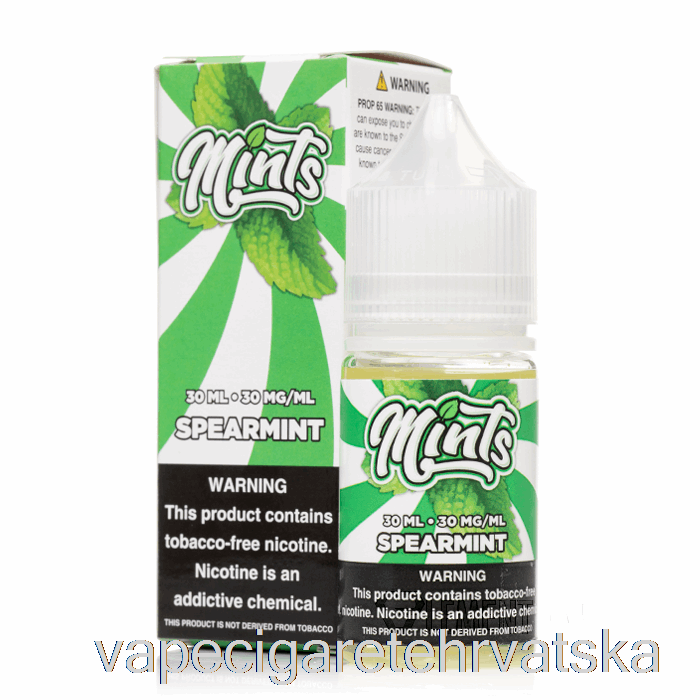 Vape Hrvatska Spearmint Soli - Mints Vape Co - 30ml 30mg